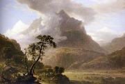 Asher Brown Durand Alpine View,Near Meyringen oil on canvas